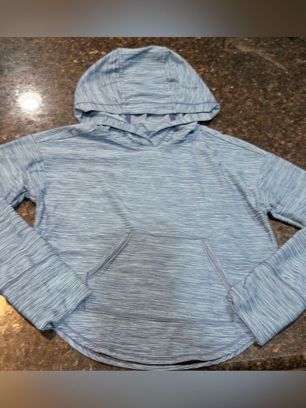 all in motion Blue Heathered Kids Hoodie size 6/6x